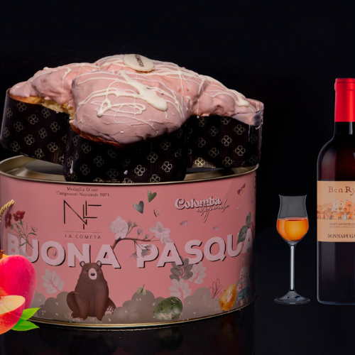 Colomba artigianale ” Pesca e Passito di Pantelleria”